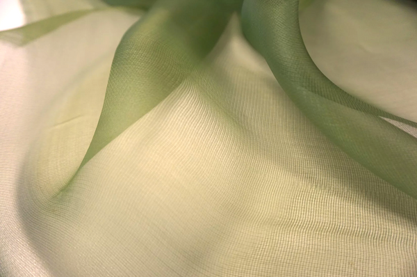 Silk Gauze Organza Pistachio Green