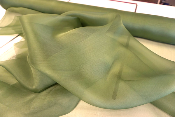 Silk Gauze Organza Pistachio Green