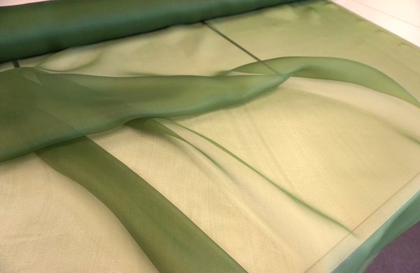 Silk Gauze Organza Pistachio Green