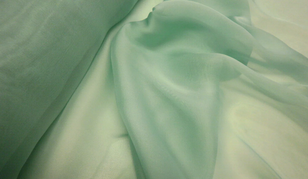 Silk Chiffon, Mint Green