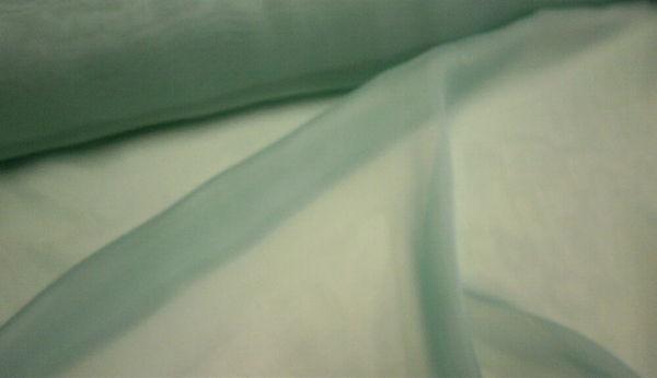 Silk Chiffon, Mint Green