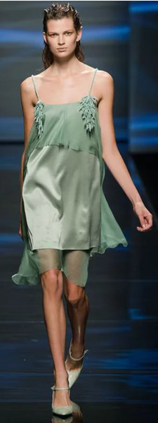 Silk Chiffon, Mint Green