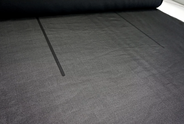 Italian Silk Mesh Organza Black