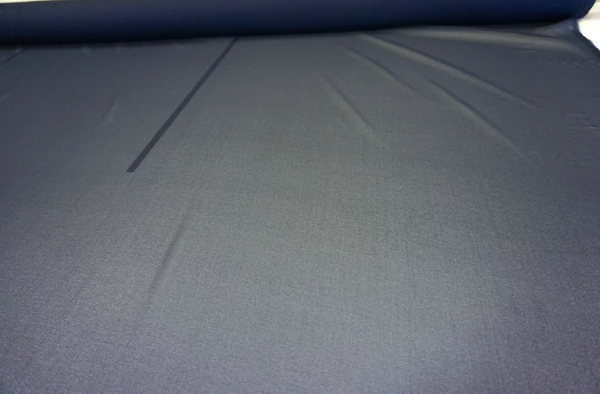 Navy Stretch Silk Georgette