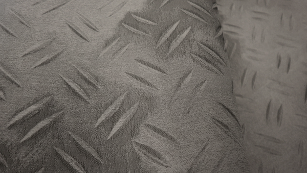 Satin Organza Jacquard, Steel Iron Motif