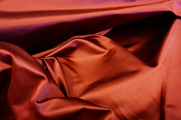 Burgundy Heavy Duchesse Satin