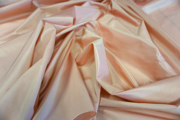 Shot Silk Taffeta, Apricot Pink