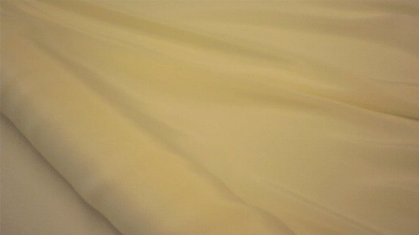 Crepe de Chine Pale Butter Yellow