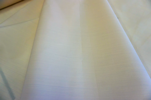 Stiff Silk Twill, Light Apricot & Grey Specks