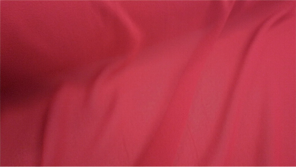 Silk Georgette, Raspberry Red