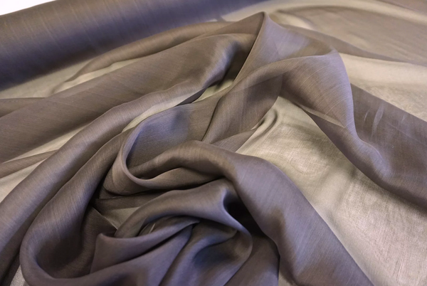Plain Silk Chiffon, Mocha
