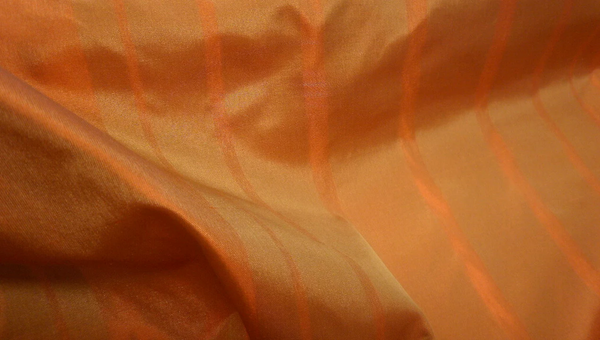 Stripe Silk Shot Taffeta, Terracotta