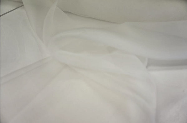 Silk Organza, Light Ivory