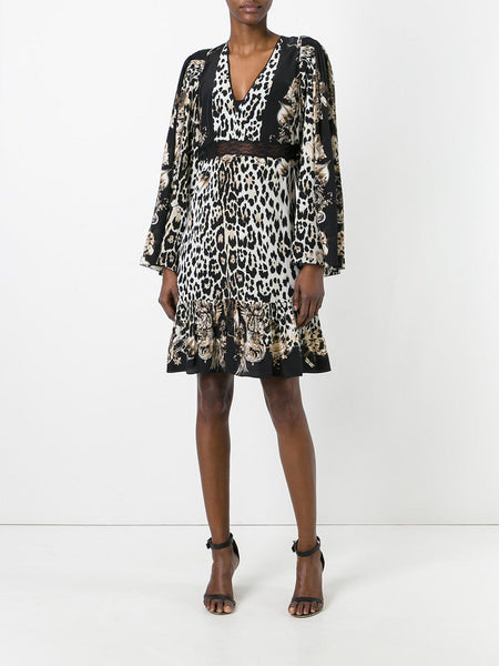 LAST PANEL- Wildly Surreal Print (2) on Silk Georgette