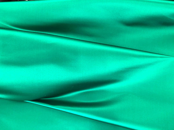 Emerald Green Duchesse Satin