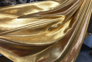 Pure Gold, Silk Blend Lamè Twill Suiting