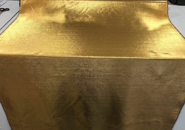 Pure Gold, Silk Blend Lamè Twill Suiting