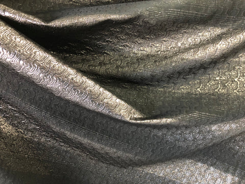 Wool & Lurex Stripe  Jacquard