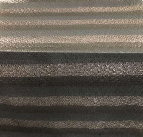 Wool & Lurex Stripe  Jacquard
