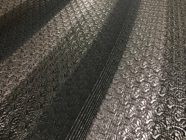 Wool & Lurex Stripe  Jacquard