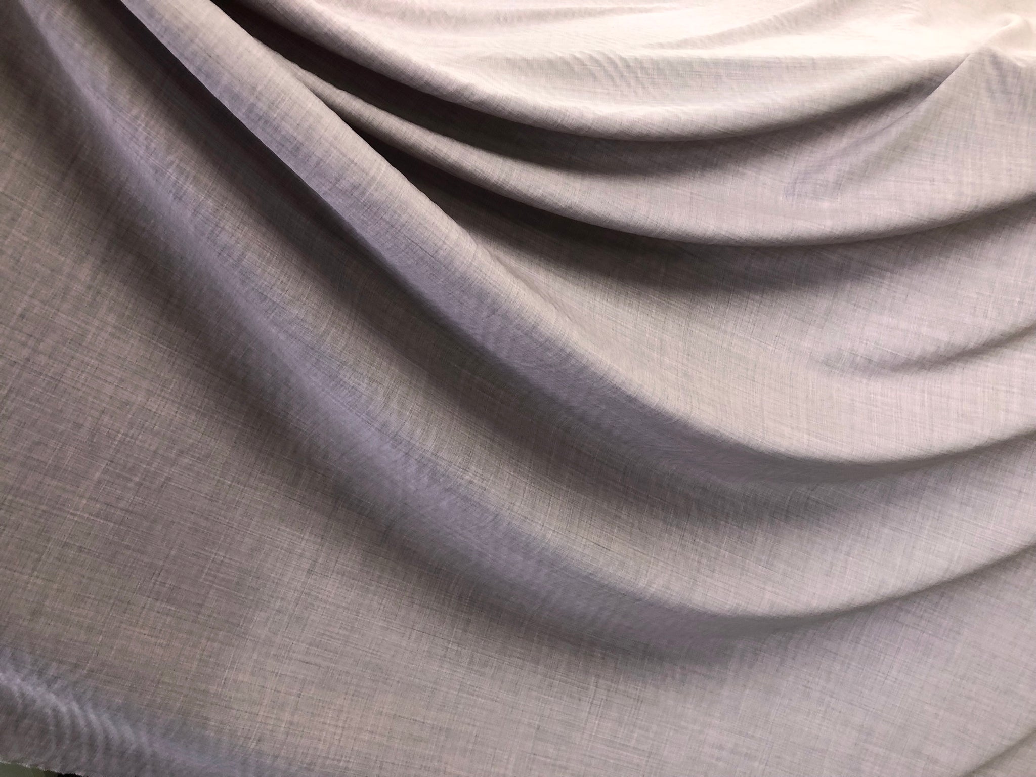 LAST PIECE: 2.75 MT Plain Weave Stretch Melange Wool