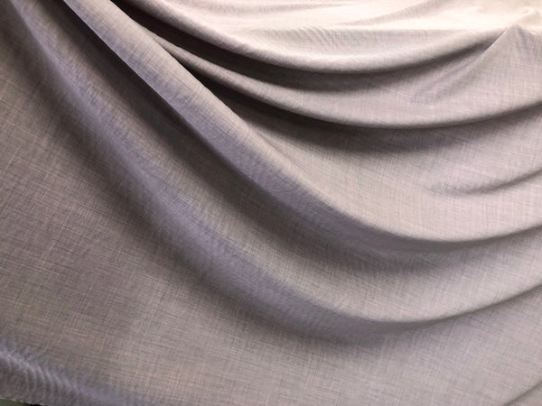 LAST PIECE: 2.75 MT Plain Weave Stretch Melange Wool