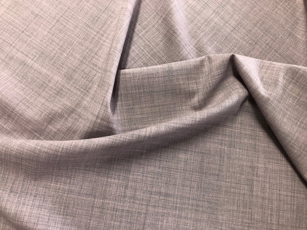 LAST PIECE: 2.75 MT Plain Weave Stretch Melange Wool