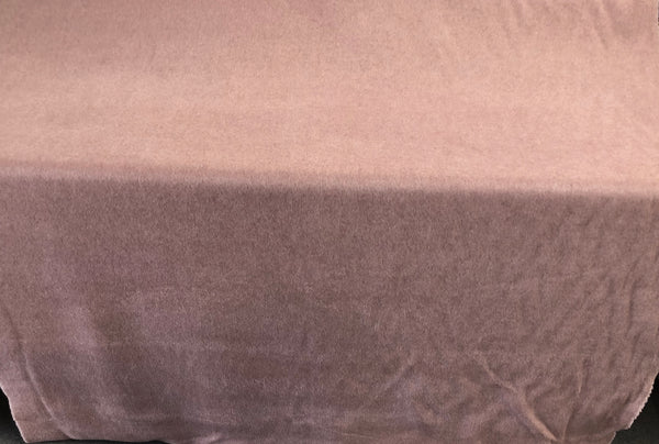 Reversible Napped Double Coating, Dusty Pink & Ivory