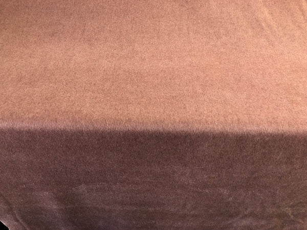 Reversible Napped Double Coating, Dusty Pink & Ivory