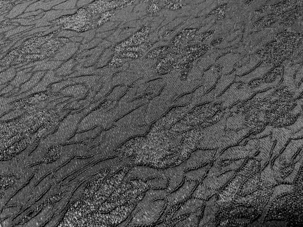 Black Lurex on Black Jacquard