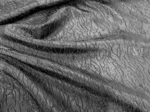 Black Lurex on Black Jacquard