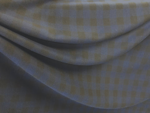 LAST PIECE: 2.55 MT  Check Twill, Black & Navy
