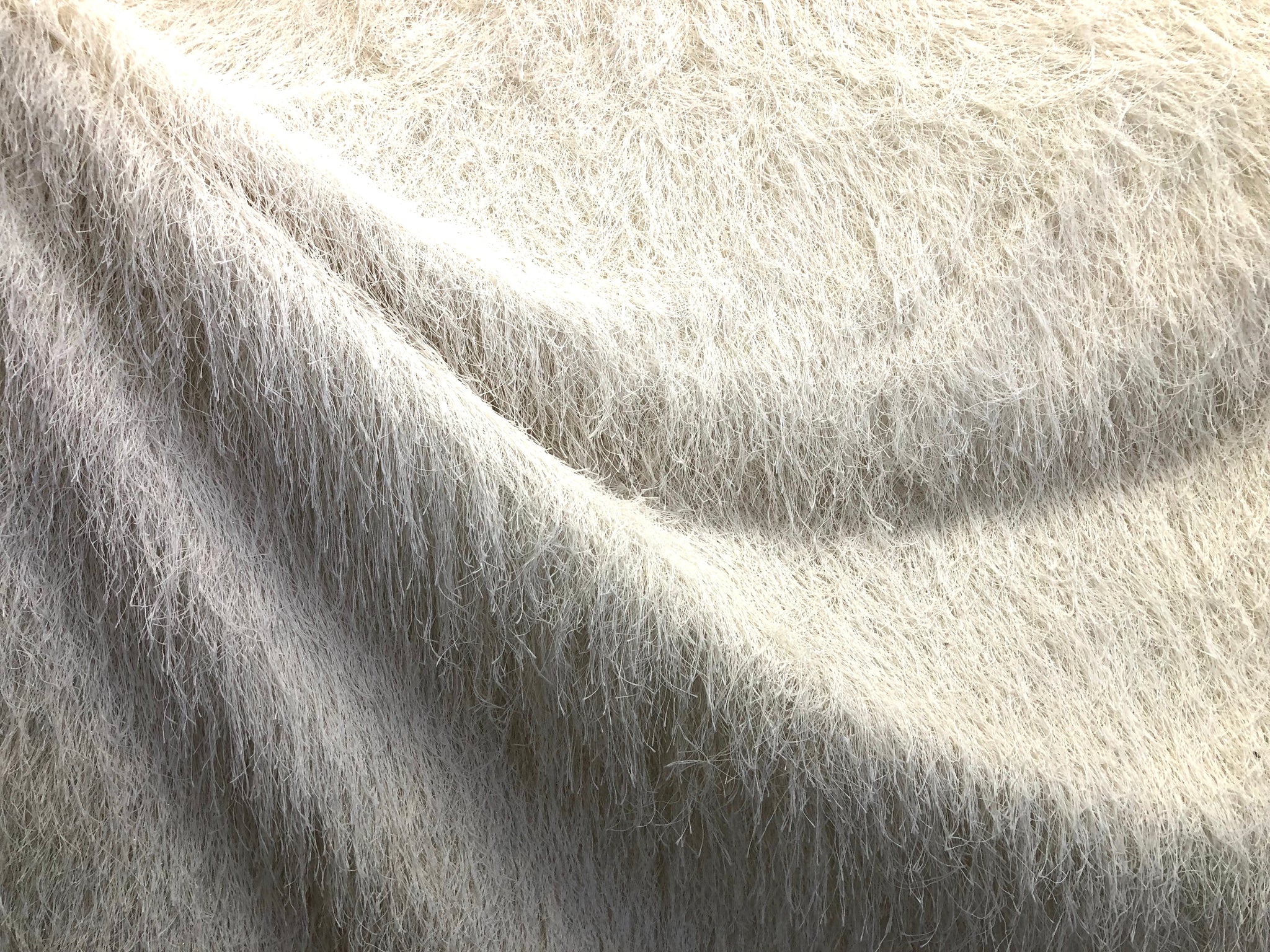 Off White Fringing Knit