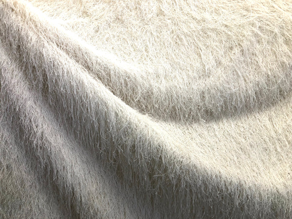 Off White Fringing Knit