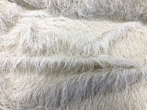 Off White Fringing Knit