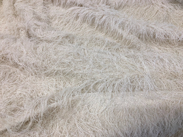 Off White Fringing Knit