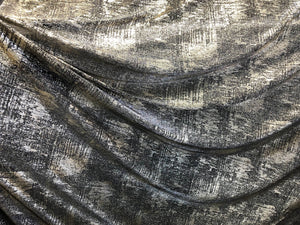 Black & Gold Foil Knit
