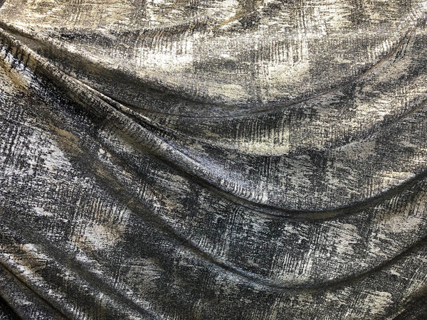 Black & Gold Foil Knit