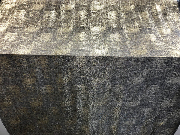 Black & Gold Foil Knit