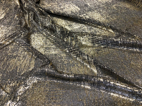 Black & Gold Foil Knit