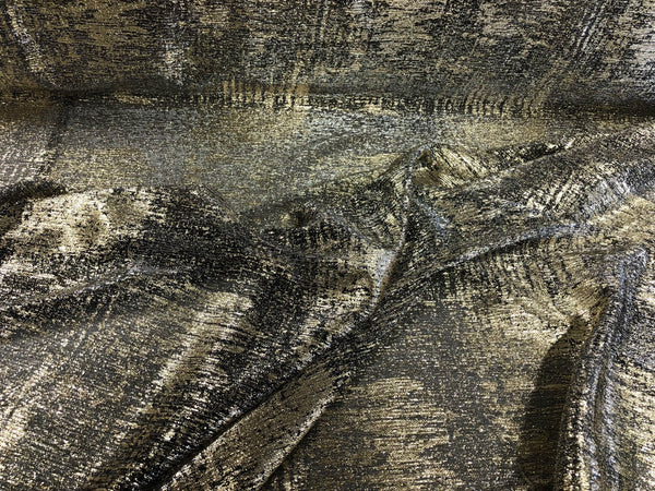 Black & Gold Foil Knit