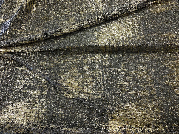 Black & Gold Foil Knit