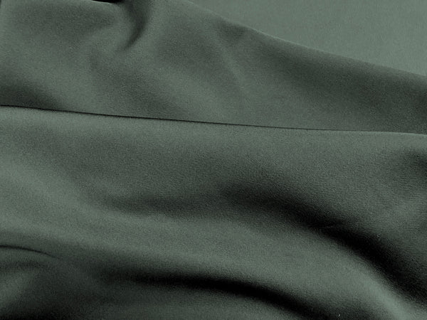Heavy Stretch, Bonded, Forest Green Satin