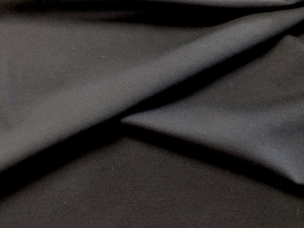 Two  Way  Stretch  Black  Ponti  Jersey