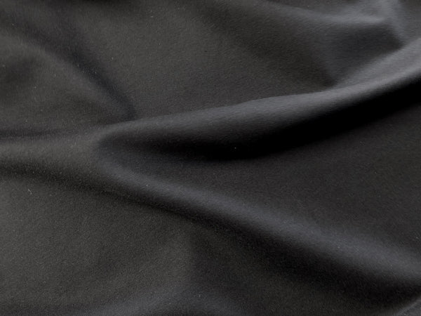 Two  Way  Stretch  Black  Ponti  Jersey