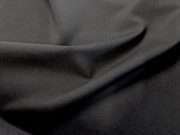 Two  Way  Stretch  Black  Ponti  Jersey