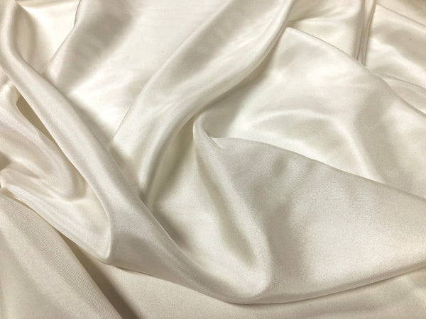 Off White Silk Twill