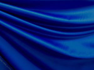 Italian Wool Gaberdine  Satin  Suiting, Royal Blue