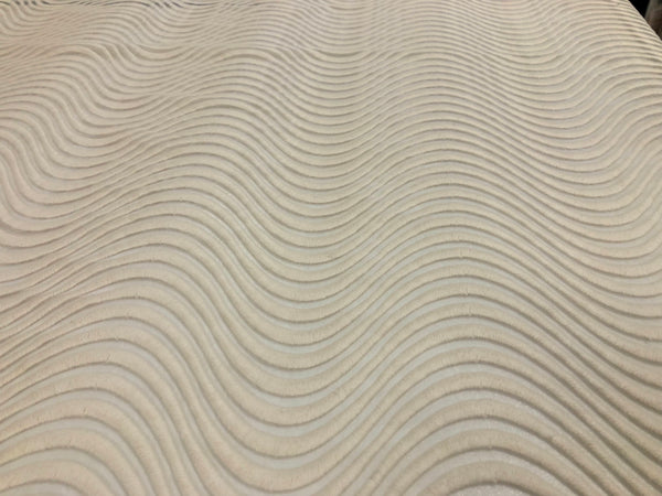 Embroidered Waves Cream Organza