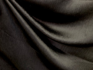 Crinkle Satin, Black